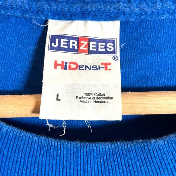 Jerzees Tag Blue Jays T-shirt LARGE *See Description* Blue Toronto MLB - Picture 4 of 6